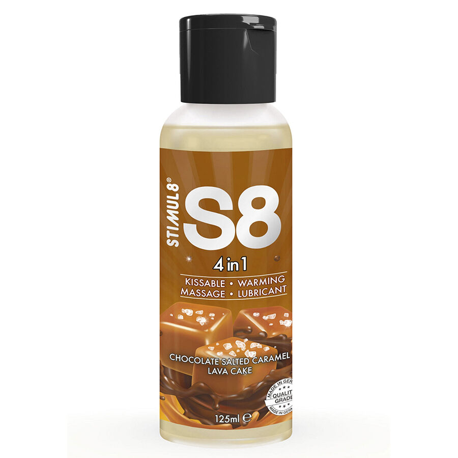 Stimul8 - S8 4 In 1 Schokolade und Gesalzenes Karamell-Dessert-Gleitmittel 125 ml