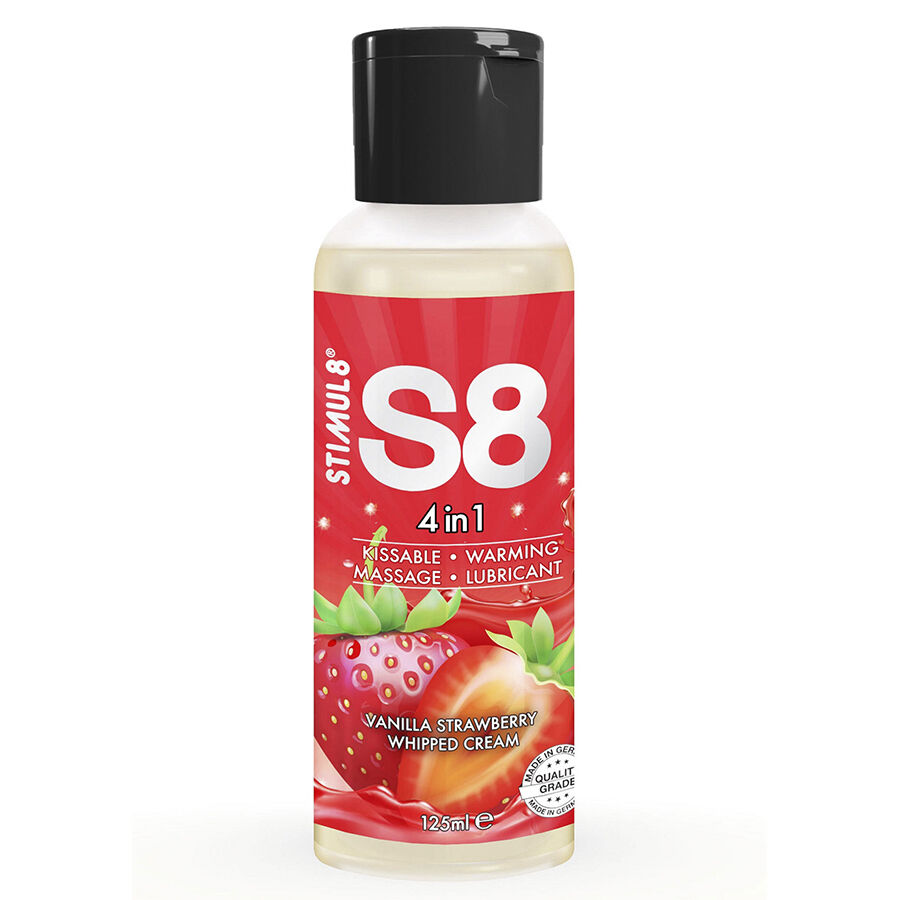 Stimul8 - S8 4 In 1 Erdbeer-Dessert-Gleitmittel 125 ml